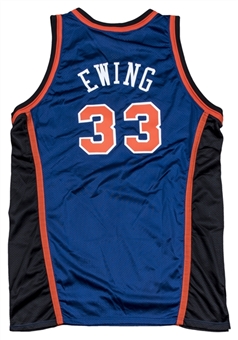 1997-98 Patrick Ewing Game Used New York Knicks Road Jersey (MEARS A10 & Letter of Provenance)